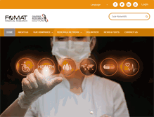 Tablet Screenshot of fomatmedical.com
